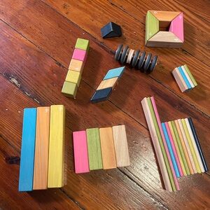Tegu Magnetic Wooden Building Blocks Set for Kids